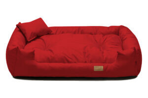 Legowisko dla psa czerwone POLY