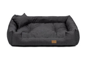 Legowisko dla psa grafitowe FLAX