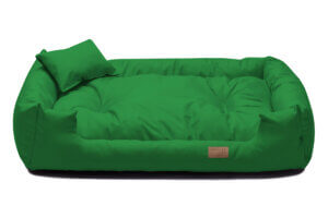 Legowisko dla psa zielone POLY