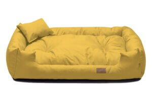Legowisko dla psa żółte POLY
